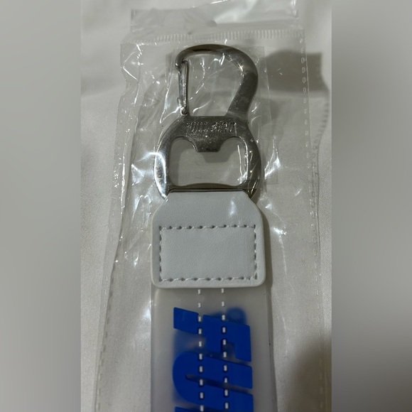 New blue FULL SEND short Lanyard with bottle opener keychain key holder - Picture 3 of 4